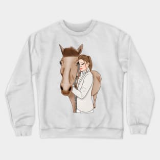 Horse girl Crewneck Sweatshirt